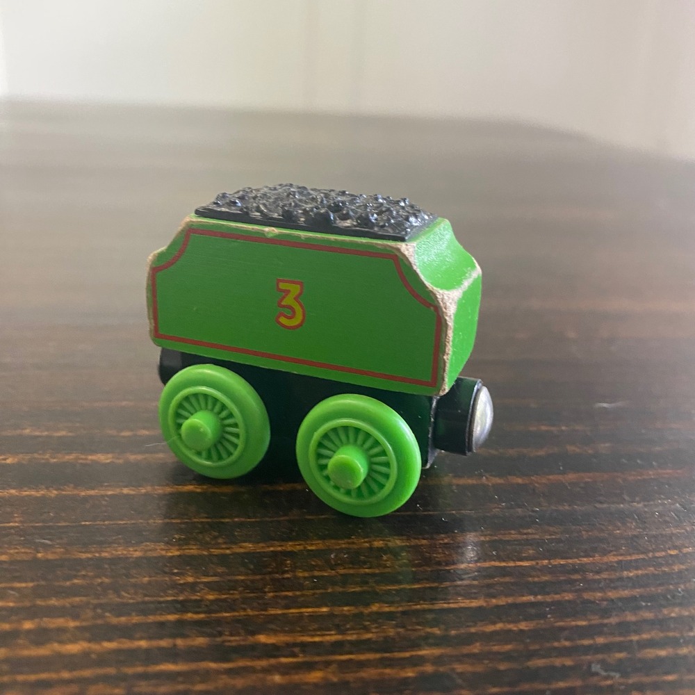 Thomas & Friends Wooden Railway Henrys Tender Green No 3 Learning Curve 1999